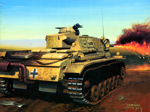 Картинка рисованные армия танк