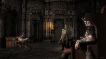 Картинка 3д+графика fantasy+ фантазия воин