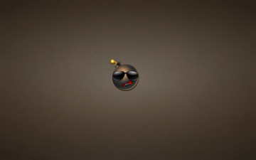 Картинка рисованные минимализм темноватый фон фитиль очки бомба bomb