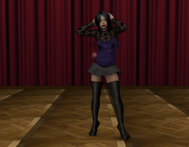 Обои картинки фото 3д графика, people , люди, девушка, взгляд