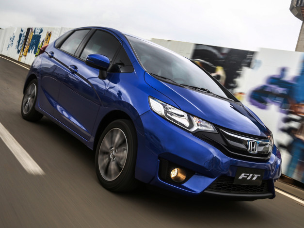 Обои картинки фото автомобили, honda, br-spec, 2014г, fit