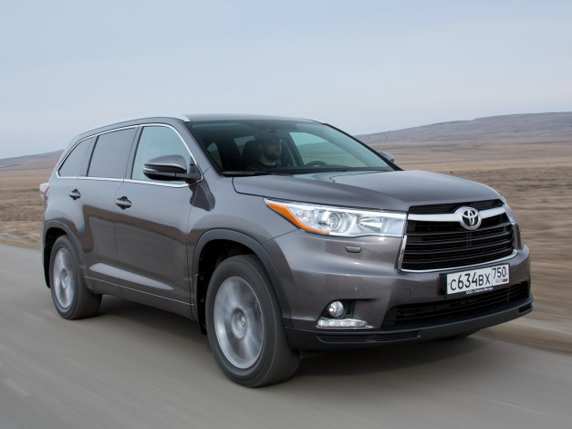 Обои картинки фото автомобили, toyota, 2014, cis-spec, highlander