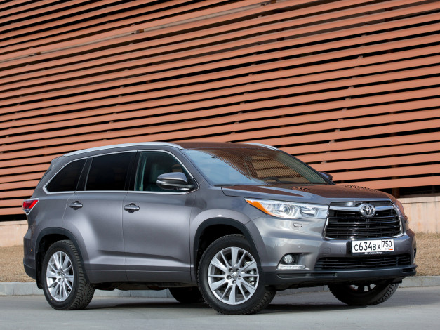 Обои картинки фото автомобили, toyota, cis-spec, 2014, highlander