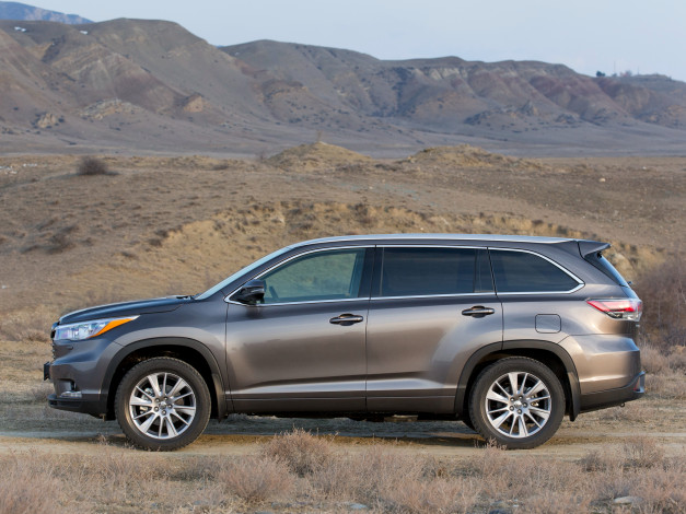 Обои картинки фото автомобили, toyota, cis-spec, 2014, highlander