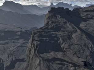 Картинка 3д+графика природа+ nature горы