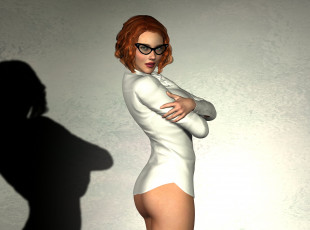 Картинка 3д+графика люди+ people девушка фон взгляд