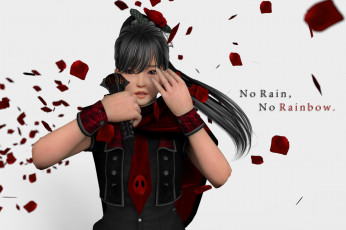 Картинка 3д+графика аниме+ anime поза фон взгляд девушка