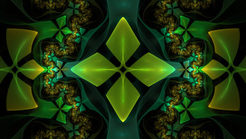 Картинка 3д+графика фракталы+ fractal цвета фон узор