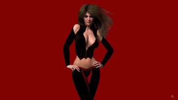 Картинка 3д+графика люди+ people взгляд девушка фон