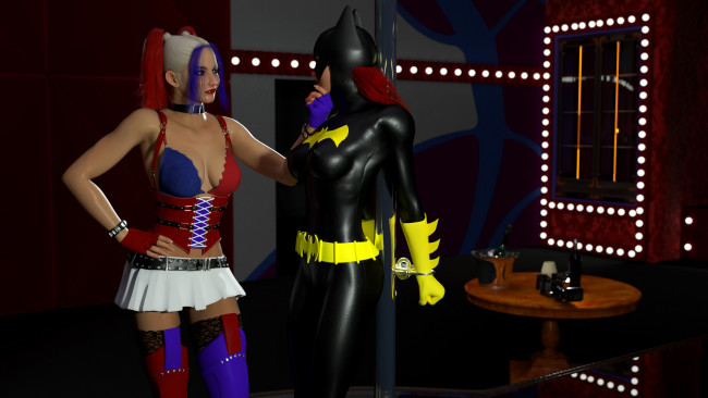 Обои картинки фото 3д графика, люди , people, девушка, супермен, фон, взгляд