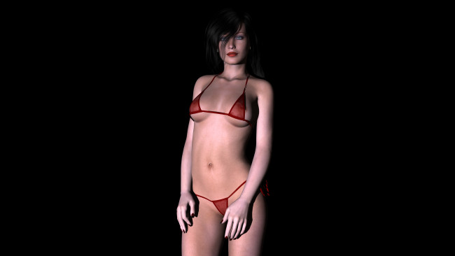 Обои картинки фото 3д графика, люди , people, фон, взгляд, девушка