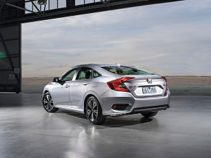 обоя автомобили, honda, civic, sedan, au-spec, 2016г