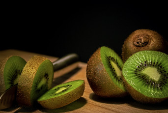 Картинка еда киви дольки