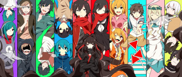 Картинка аниме kagerou+project mekakucity actors