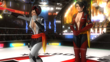 обоя 3д графика, аниме , anime, девушки, взгляд, фон, поза