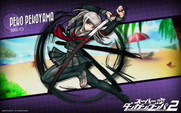 Картинка аниме danganronpa девушка меч