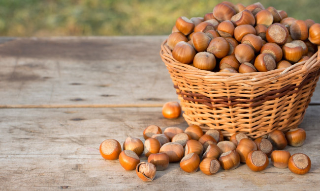 Обои картинки фото еда, орехи,  каштаны,  какао-бобы