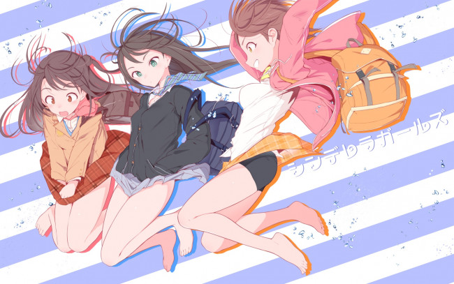 Обои картинки фото аниме, idolm@ster, девочки