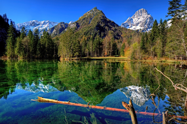 Обои картинки фото природа, реки, озера, река, лес, горы