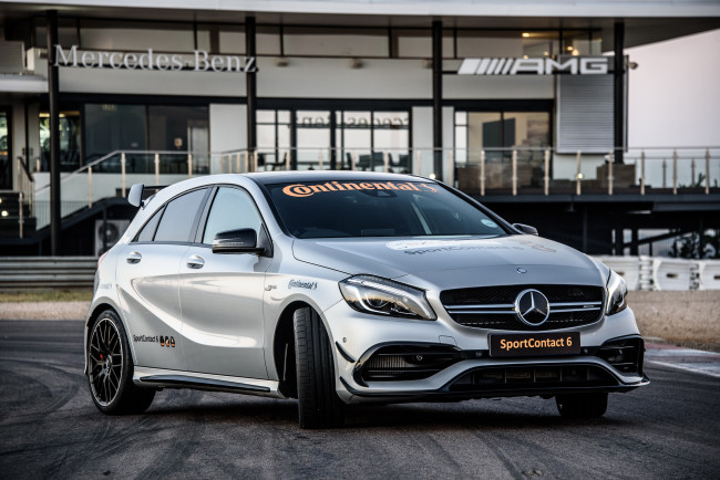 Обои картинки фото автомобили, mercedes-benz, mercedes-amg, a, 45, 4matic, za-spec, w176, 2016г