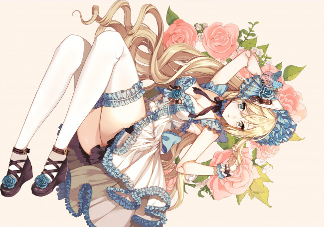 Обои картинки фото аниме, unknown,  другое, девушка