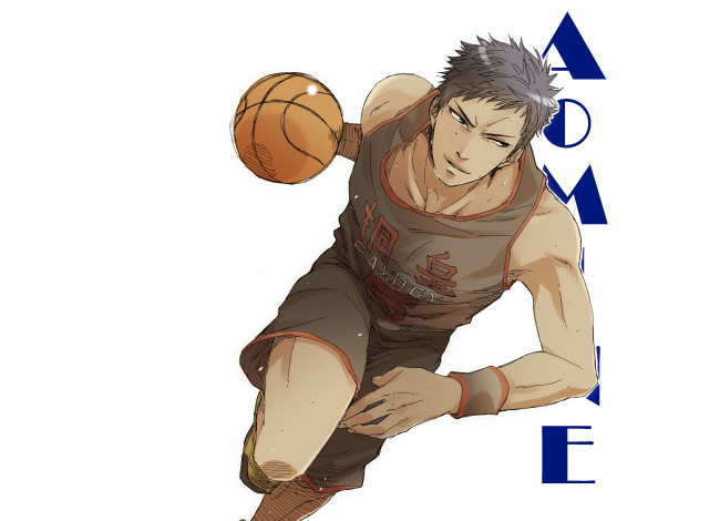 Обои картинки фото аниме, kuroko no baske, аомине, дайки