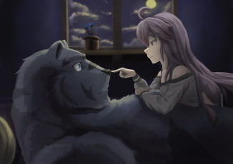 Картинка аниме grimoire+of+zero взгляд девушка фон