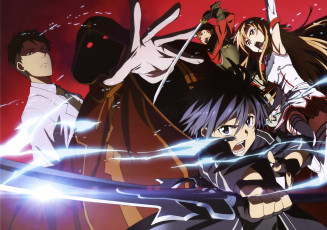 Картинка аниме sword+art+online мастера меча онлайн