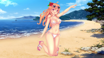 Картинка аниме unknown +другое взгляд фон девушка