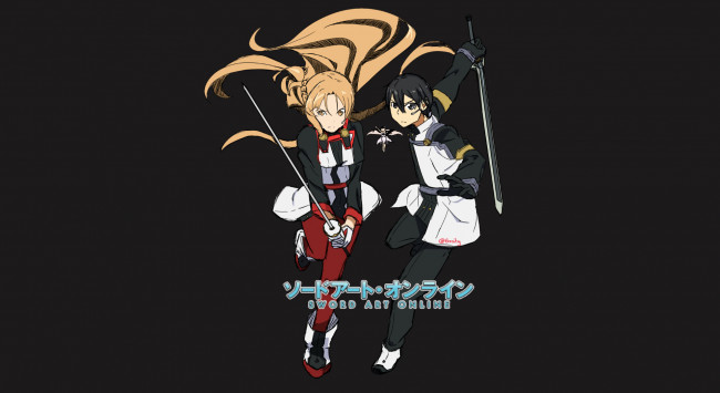 Обои картинки фото аниме, sword art online, мастера, меча, онлайн