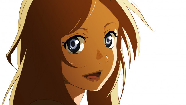 Обои картинки фото аниме, shigatsu wa kimi no uso, девушка, взгляд, фон