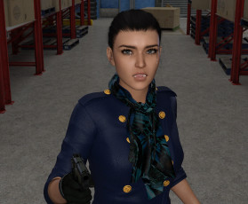 Картинка she+wolf 3д+графика фантазия+ fantasy девушка взгляд фон