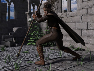 Картинка 3д+графика эльфы+ elves фон взгляд эльфийка