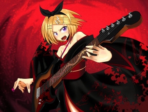 Картинка аниме vocaloid вокалоид