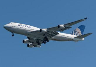 Картинка boeing+747-400 авиация пассажирские+самолёты авиалайнер