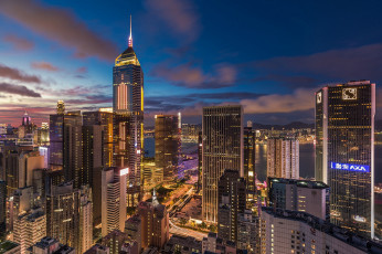 Картинка hong+kong города гонконг+ китай простор