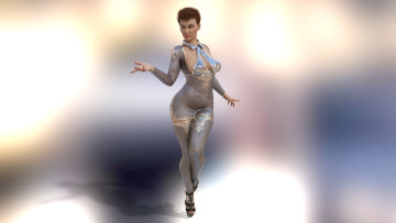 обоя 3д графика, люди , people, фон, взгляд, девушка