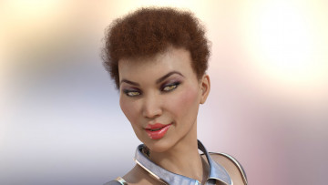 обоя 3д графика, портрет , portraits, фон, девушка, взгляд