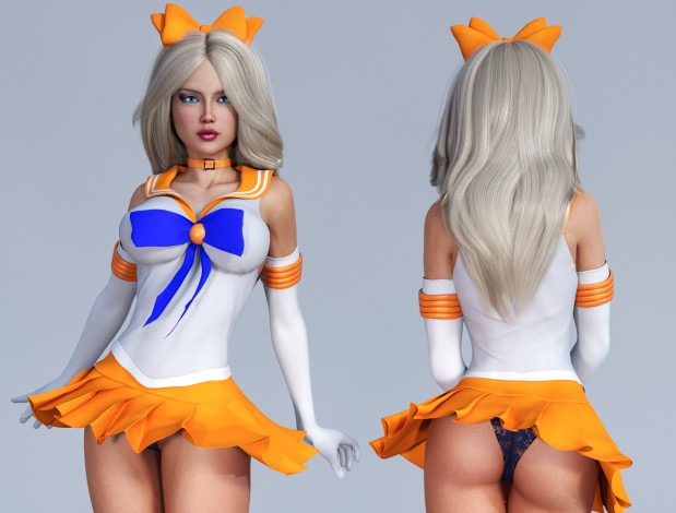 Обои картинки фото 3д графика, люди , people, девушка, взгляд, фон