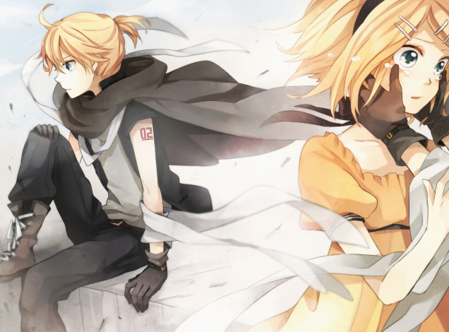 Обои картинки фото аниме, vocaloid, вокалоид