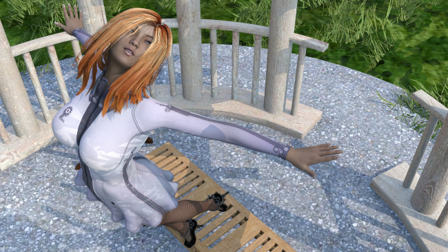 Обои картинки фото 3д графика, фантазия , fantasy, взгляд, девушка, фон