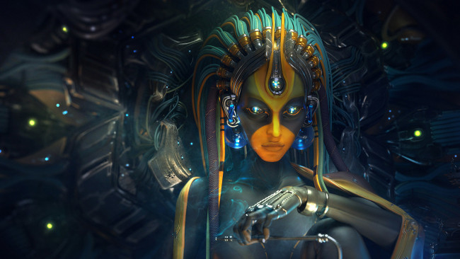 Обои картинки фото фэнтези, существа, фантастика, женщина