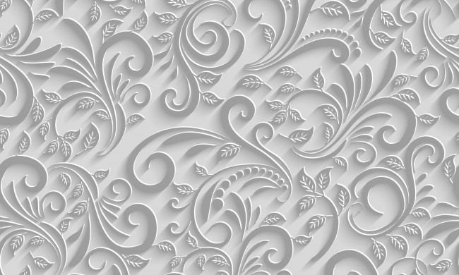 Обои картинки фото векторная графика, графика , graphics, белый, фон, текстура, листья, ветки, узор