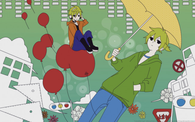 Обои картинки фото аниме, vocaloid, вокалоид