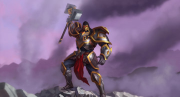 Картинка видео+игры juggernaut+wars молот латы фон мужчина