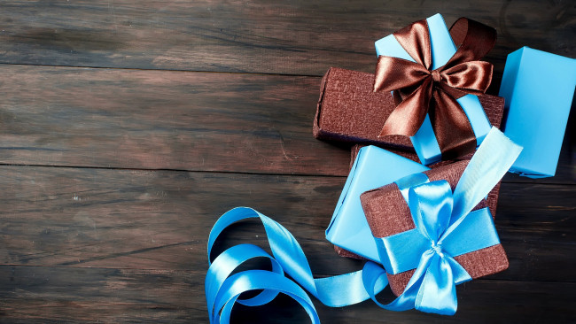 Обои картинки фото праздничные, подарки и коробочки, ленты, подарки, банты
