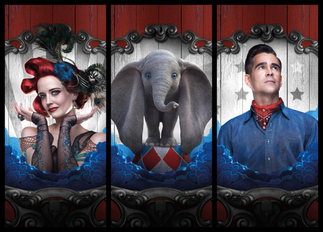 Обои картинки фото кино фильмы, dumbo, коллаж