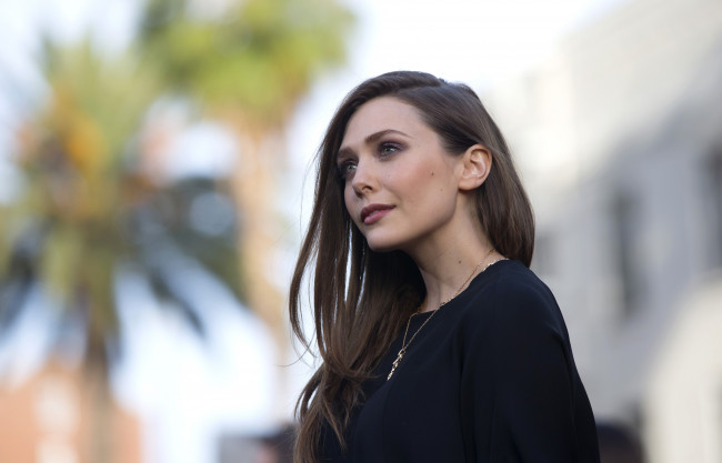 Обои картинки фото девушки, elizabeth olsen, актриса, шатенка, лицо