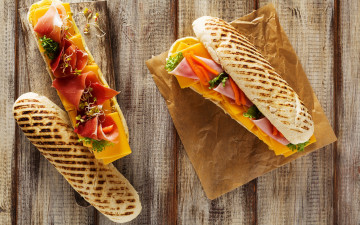 Картинка еда бутерброды +гамбургеры +канапе булочка сыр ветчина колбаса