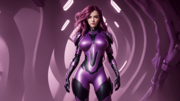 Картинка девушка+-+girl фэнтези девушки girl fantasy art spacesuit